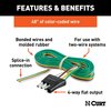 Curt Automotive Electrical Plug, 16 ga Wire 58032